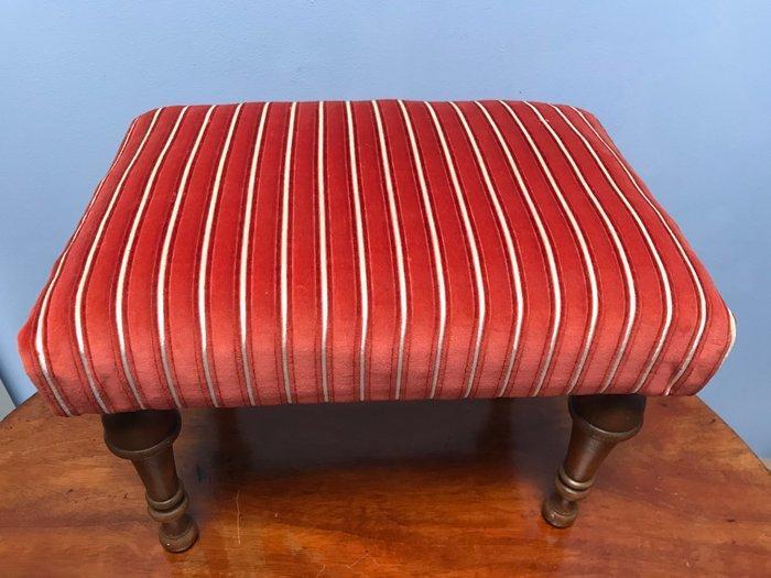 Voetbankje - hout mahoniehout, Antiek en Kunst, Curiosa en Brocante