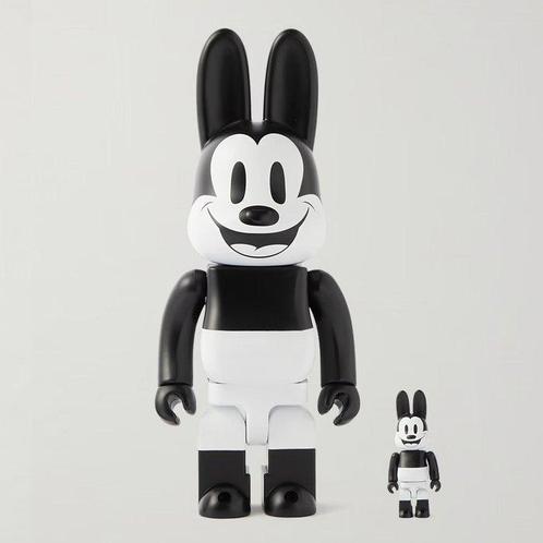 Medicom Toy Be@rbrick - Oswald (The Lucky Rabbit) 400% &, Antiquités & Art, Art | Peinture | Moderne