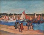 Maurice Mareels (1893-1976) - Scène de Port, Antiek en Kunst