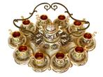 Capodimonte - Koffieservies (22) - Goud, Porselein, Antiek en Kunst