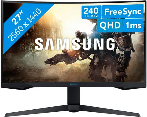 Samsung LC27G75TQSPXEN Odyssey G7 QLED gaming Monitoren, Computers en Software, Monitoren, Verzenden