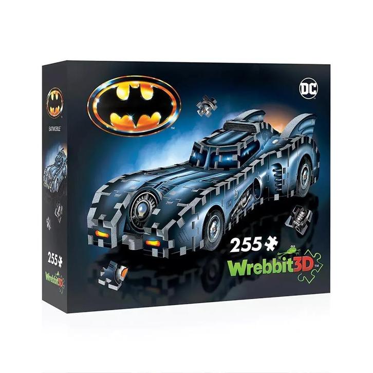 Batman Batmobile 1989 3D Puzzel (255 stukken), Collections, Cinéma & Télévision, Enlèvement ou Envoi
