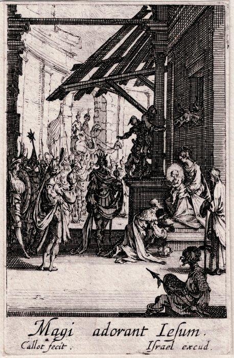 Jacques Callot (1592-1632) - Adoration of the Magi - Early, Antiek en Kunst, Kunst | Schilderijen | Klassiek