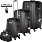 tectake Kofferset met harde schaal Cleo 4-delig. met bagagew, Verzenden, Nieuw