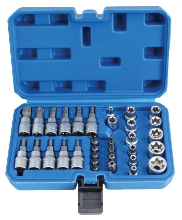 SATRA 3/8 Torx doppen en bit set 38-delig, Doe-het-zelf en Bouw, Gereedschap | Handgereedschap, Nieuw, Ophalen of Verzenden