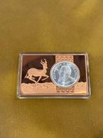 Afrique du Sud. 1 Rand 2024 Springbock, 1 Oz mit 3 Oz