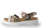 Rieker Sandalen in maat 40 Beige | 5% extra korting, Verzenden, Beige, Sandalen of Muiltjes, Gedragen