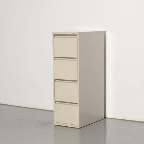 Officenow dossierkast, lichtgrijs, 135 x 44 cm, 4 laden,..., Huis en Inrichting, Kasten | Roldeurkasten en Archiefkasten, Gebruikt