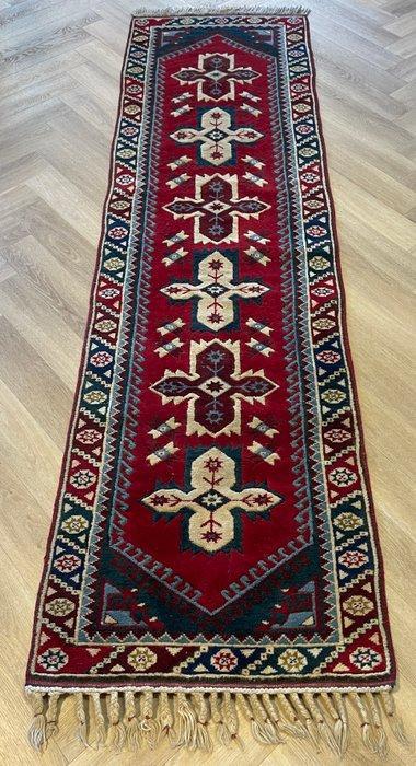 Dosemealti loper - handgeknoopt - wol - Turkije - kleurrijk, Huis en Inrichting, Stoffering | Tapijten en Vloerkleden
