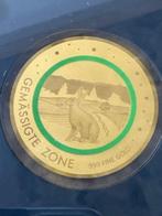 Tchad. 5000 Francs Gemäßigte Zone 1/200 Oz (.999) mit CoA, Postzegels en Munten