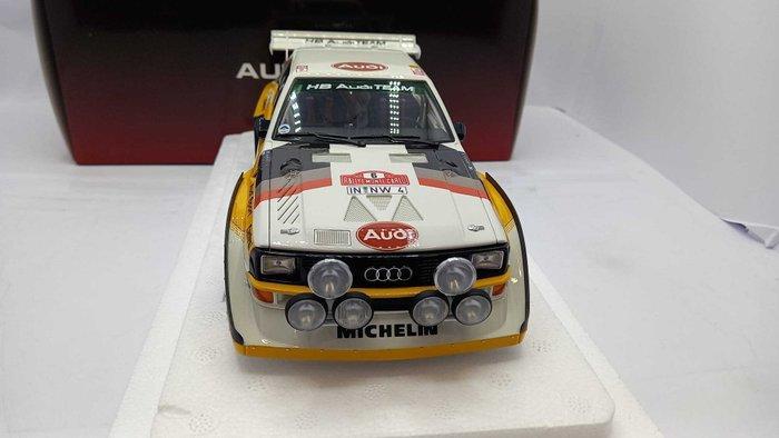 Autoart 1:18 - Modelauto - Audi Sport Quattro S1 Montecarlo, Hobby en Vrije tijd, Modelauto's | 1:5 tot 1:12