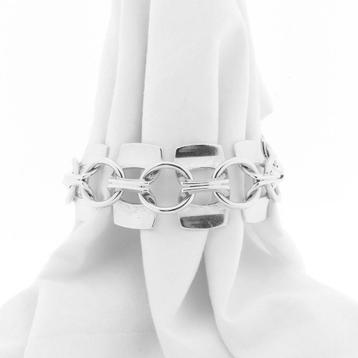Zilveren robuuste armband; ALTON | 22 cm (Zweedse sieraden) beschikbaar voor biedingen