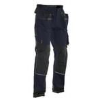Jobman 2732 pantalon dartisan coton c156 bleu marine/noir