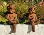 Figurine - ijzeren engeltjes (2) - Fer, Antiek en Kunst, Curiosa en Brocante