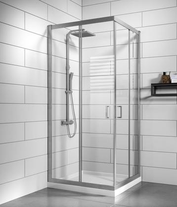 Douchecabine Dakota 90 x 90 x 185 cm Chroom Veiligheidsglas beschikbaar voor biedingen