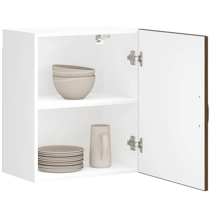 vidaXL Keukenwandkast Lucca bewerkt hout bruin eikenkleur, Huis en Inrichting, Kasten | Overige, Nieuw, Verzenden
