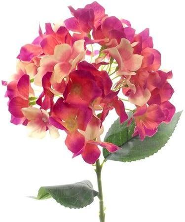 Hortensia Hydrangea Beauty Zijdenbloem Single 45 cm, Huis en Inrichting, Woonaccessoires | Kunstplanten en Kunstbloemen, Nieuw