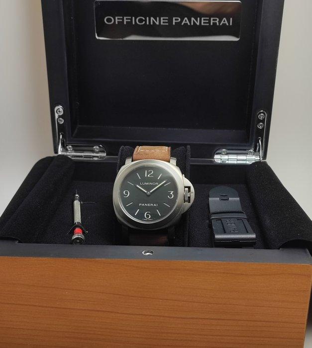 Panerai - Luminor Base Titanium - PAM00176 - Homme -, Handtassen en Accessoires, Horloges | Heren