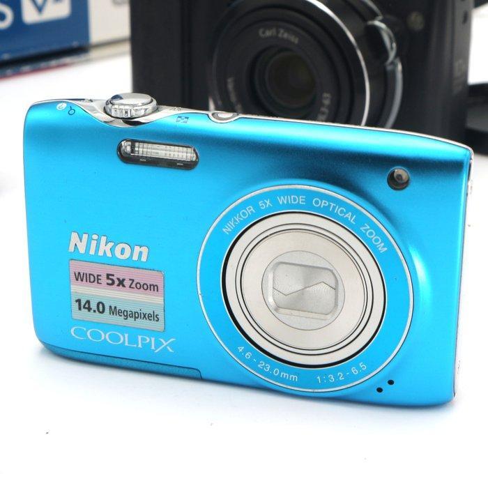 Canon, Nikon, Sony compact camera lot (**read**) Digitale, Audio, Tv en Foto, Fotocamera's Digitaal