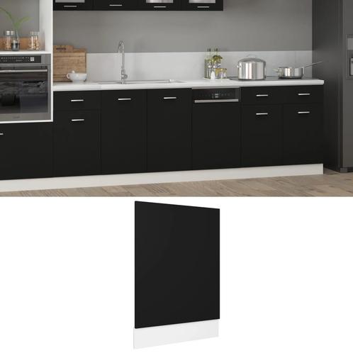 vidaXL Vaatwasserpaneel Lyon 45x3x67 cm bewerkt hout zwart, Huis en Inrichting, Kasten | Overige, Nieuw, Verzenden