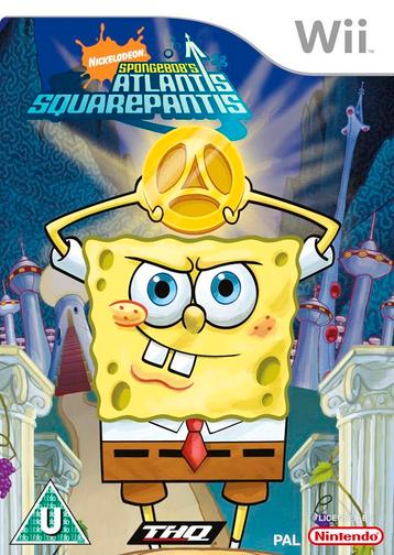 SpongeBobs Atlantis Squarepantis-Standaard (Wii) Gebruikt, Ophalen of Verzenden