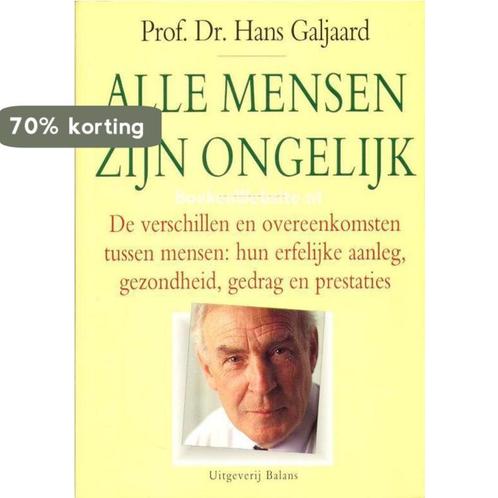 ALLE MENSEN ZIJN ONGELIJK 9789050182416 Galjaard, Boeken, Gezondheid, Dieet en Voeding, Gelezen, Verzenden