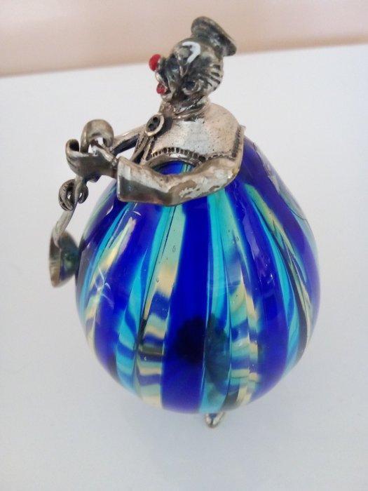 Murano - Presse-papier - Poinconné - Zilver, Glas, Antiquités & Art, Antiquités | Verre & Cristal