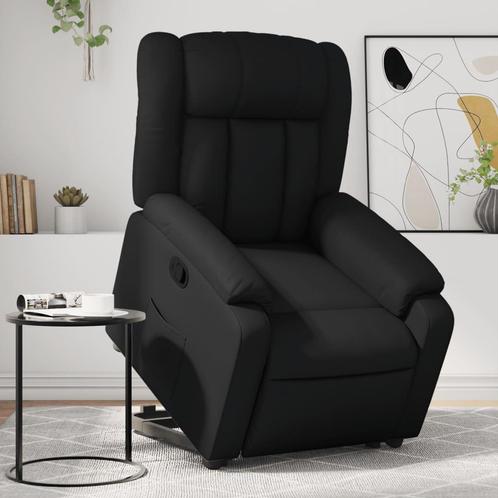 vidaXL Sta-op-stoel kunstleer zwart, Huis en Inrichting, Fauteuils, Nieuw, Verzenden