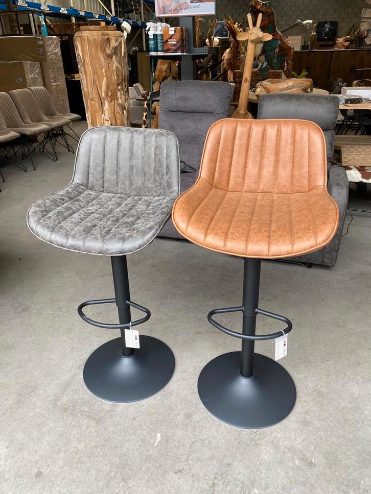 Fenna barstoel verstelbaar, twee kleuren (nieuw, outlet), Huis en Inrichting, Stoelen, Nieuw, Metaal, Overige materialen