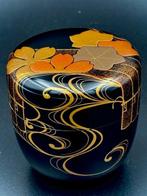 Grote theedoos (-Natsume) goud en zilver Maki-e, verhoogde
