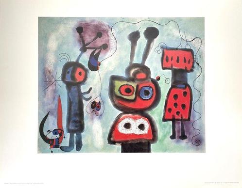 Joan Miró, (after) - L’oiseau au regard calme les agile en, Antiek en Kunst, Curiosa en Brocante