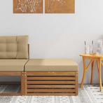 vidaXL Buiten Voetenbank Massief Acacia Hout Naturel, Tuin en Terras, Verzenden, Nieuw