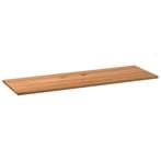 vidaXL Tafelblad rechthoekig 240x80x4 cm massief eikenhout, Verzenden, Nieuw
