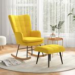 Schommelstoel - Relax&amp;Comfort - Voetenbank - Beige, Overige kleuren, Nieuw, Ophalen of Verzenden, Modern