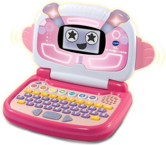 SHOWMODEL VTech Bob, de Vrolijke Laptop roze - Speelgoed..., Hobby en Vrije tijd, Gezelschapsspellen | Overige, Nieuw, Verzenden
