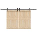 vidaXL Doos met onderdelen voor schuifdeur 400 cm staal, Verzenden