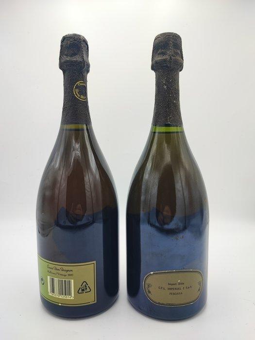 Dom Pérignon, 1993 & 1983 - Champagne Brut - 2 Flessen (0.75, Verzamelen, Wijnen