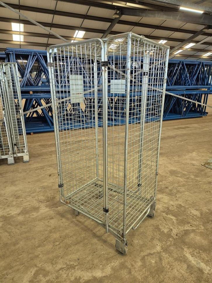 Rolcontainer 90x70x190 cm 5-heks met nestbare A-frame, Articles professionnels, Machines & Construction | Chariots élévateurs & Transport interne