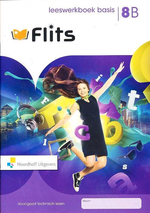 Flits Leeswerkboek basis 8B (per stuk), Livres, Livres scolaires, Envoi