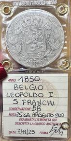 België. Leopold I. 5 Francs 1850 (Zonder minimumprijs)