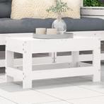 vidaXL Repose-pied de jardin blanc 62x30x32 cm bois de, Verzenden, Neuf