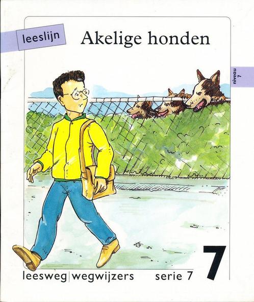 Leeslijn versie 1 wegwijzers serie 7 deel 7 Akelige honden, Boeken, Schoolboeken, Verzenden