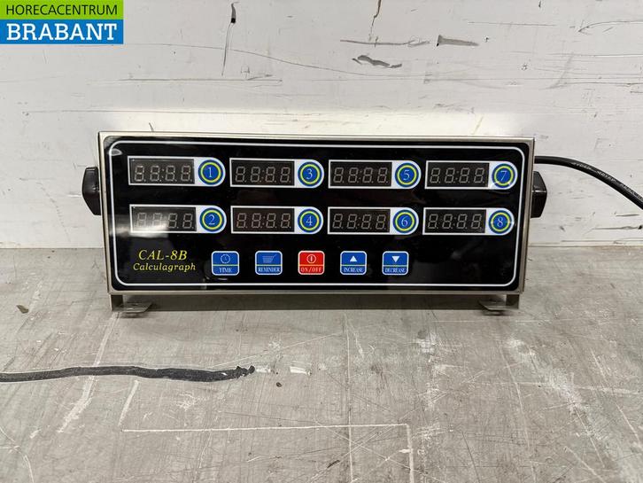 Minuterie de cuisson numérique en acier inoxydable 8 canaux, Zakelijke goederen, Horeca | Overige, Verzenden