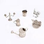 Diverse makers - Miniaturen - Miniatuur figuur (6) - .835, Antiek en Kunst