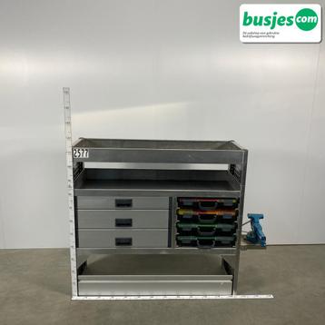 Aluca aluminium bedrijfswageninrichting gebruikt (nr 2577) beschikbaar voor biedingen