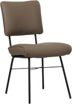 Bruine leren industriële design eetkamerstoel - Toledo Leer, Huis en Inrichting, Stoelen, Overige kleuren, Nieuw, Ophalen of Verzenden