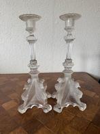 Val Saint Lambert - Kandelaar Griffon (2) - Glas, Kristal -, Antiek en Kunst, Antiek | Glaswerk en Kristal