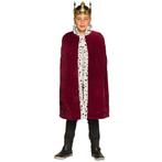 Koningsmantel Kind Bordeaux Rood 90cm, Kleding | Heren, Verzenden, Nieuw