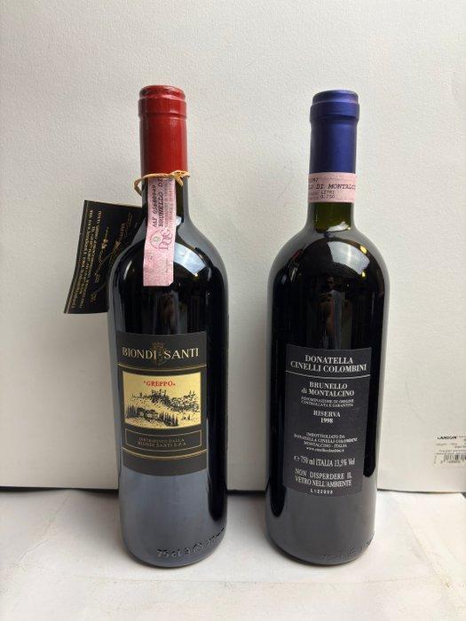 1999 Biondi Santi, Tenuta Greppo & 1998 Ris. Donatella, Collections, Vins
