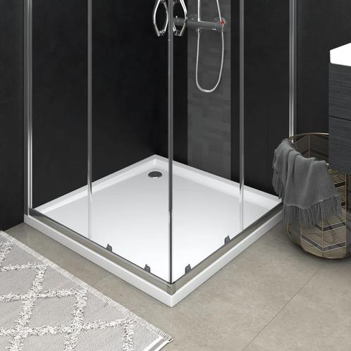 vidaXL Receveur de douche carré ABS Blanc 80x80 cm, Bricolage & Construction, Sanitaire, Neuf, Envoi